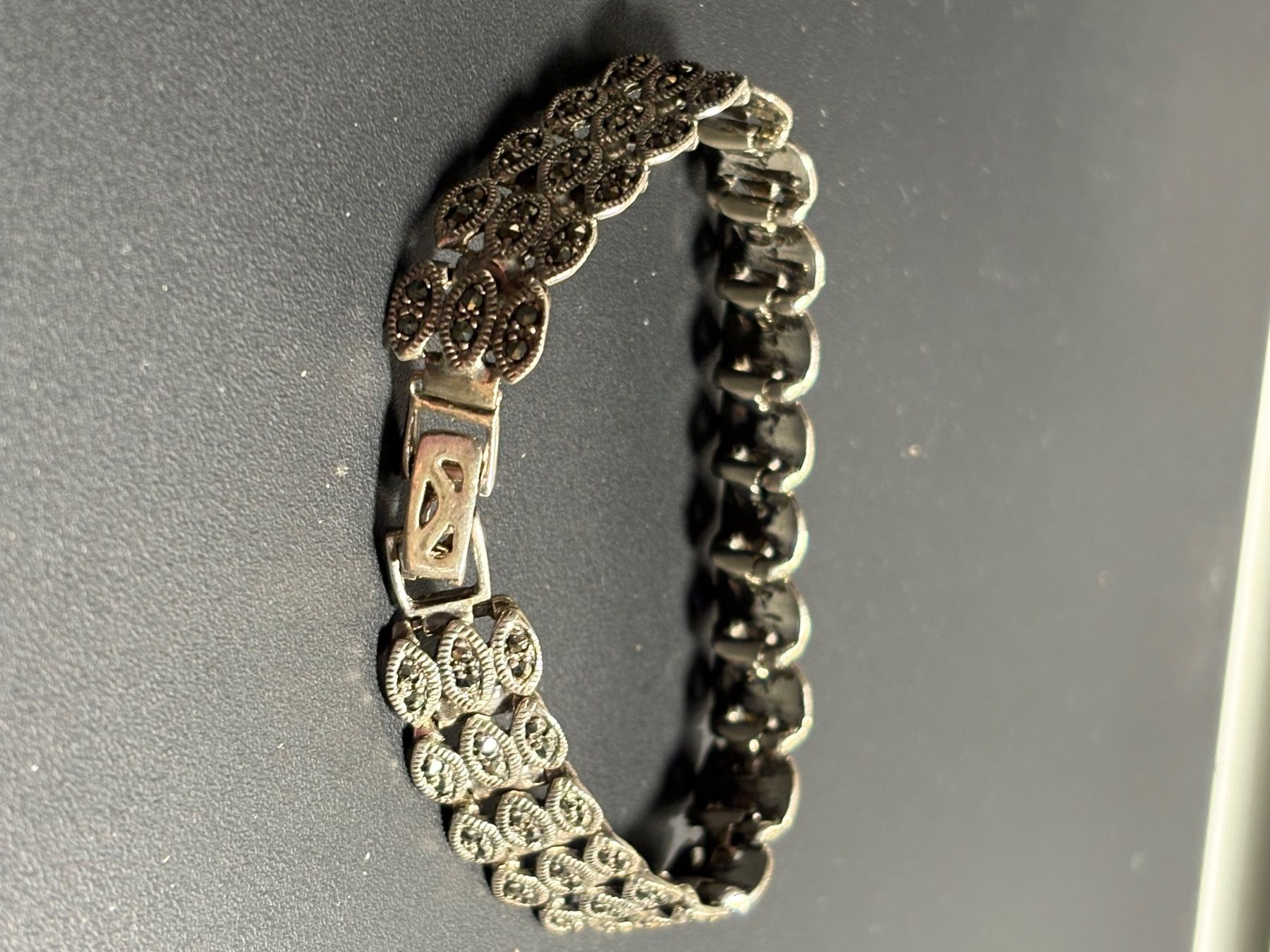 Armbänder & -reifen: Wunderschönes Silberarmband 925 mit Markasitten – Gebraucht aus St. Peterzell von verena40 3