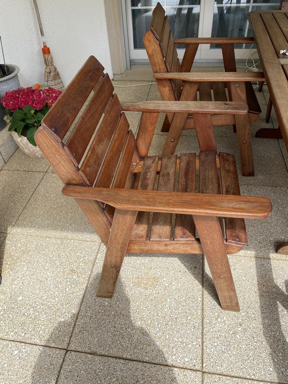 Tischset: Australische Teakholz-Garten-Essgruppe – Gebraucht aus Zürich von Sydney20011 3