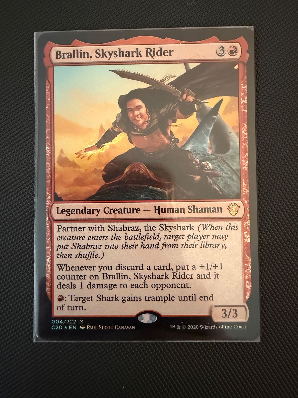 Magic The Gathering Sammelbilder & Trading cards: Brallin, Skyshark Rider Foil – Gebraucht aus Ulisbach von joelsj