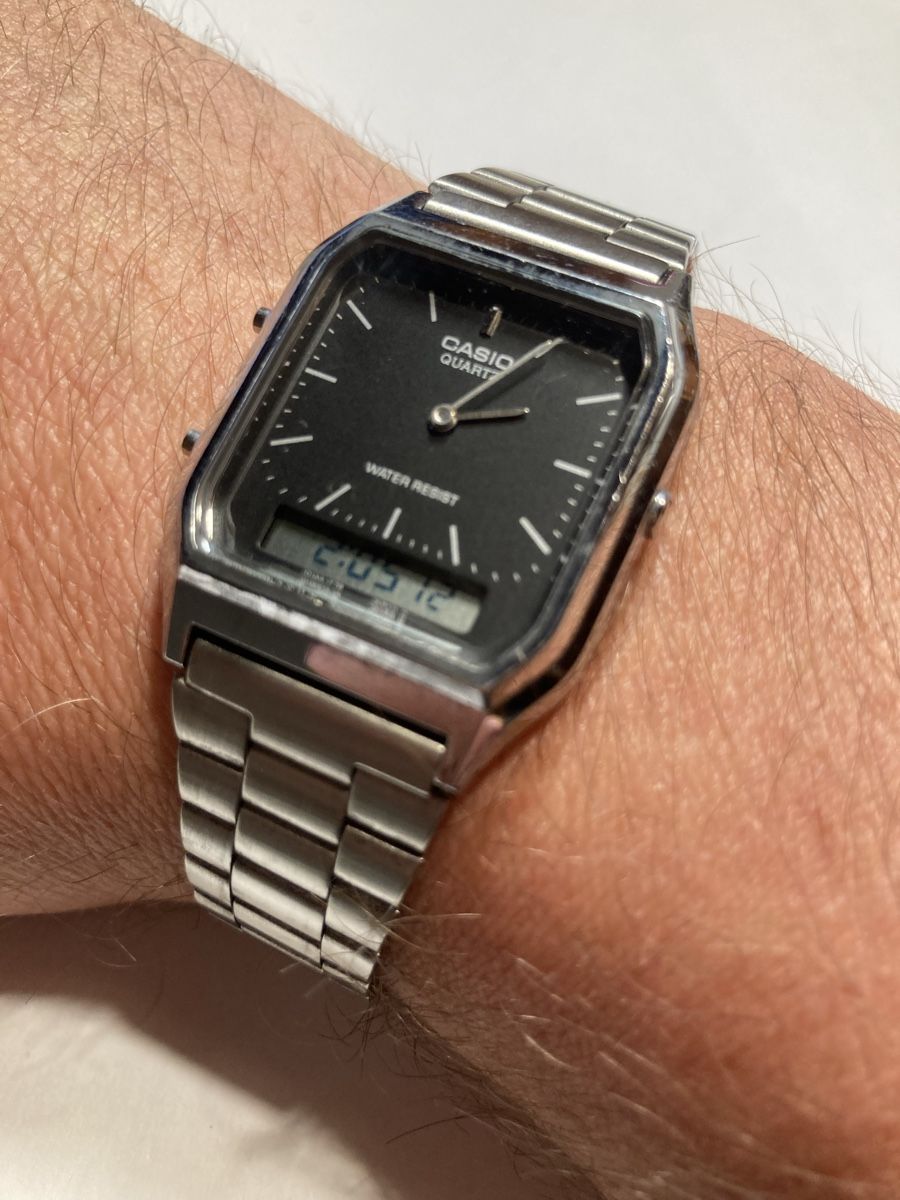 Casio Uhren: Casio anadigital 30x39 mm – Gebraucht aus Glattbrugg von vintagemania