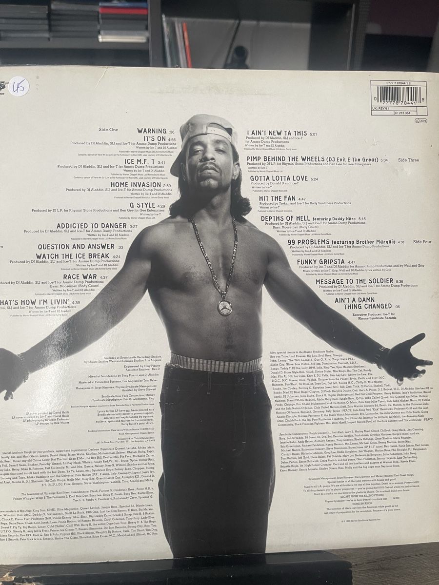 Dischi in vinile: Ice T / Home Invasion – Usato da Dagmersellen venduto da stonefinger 1