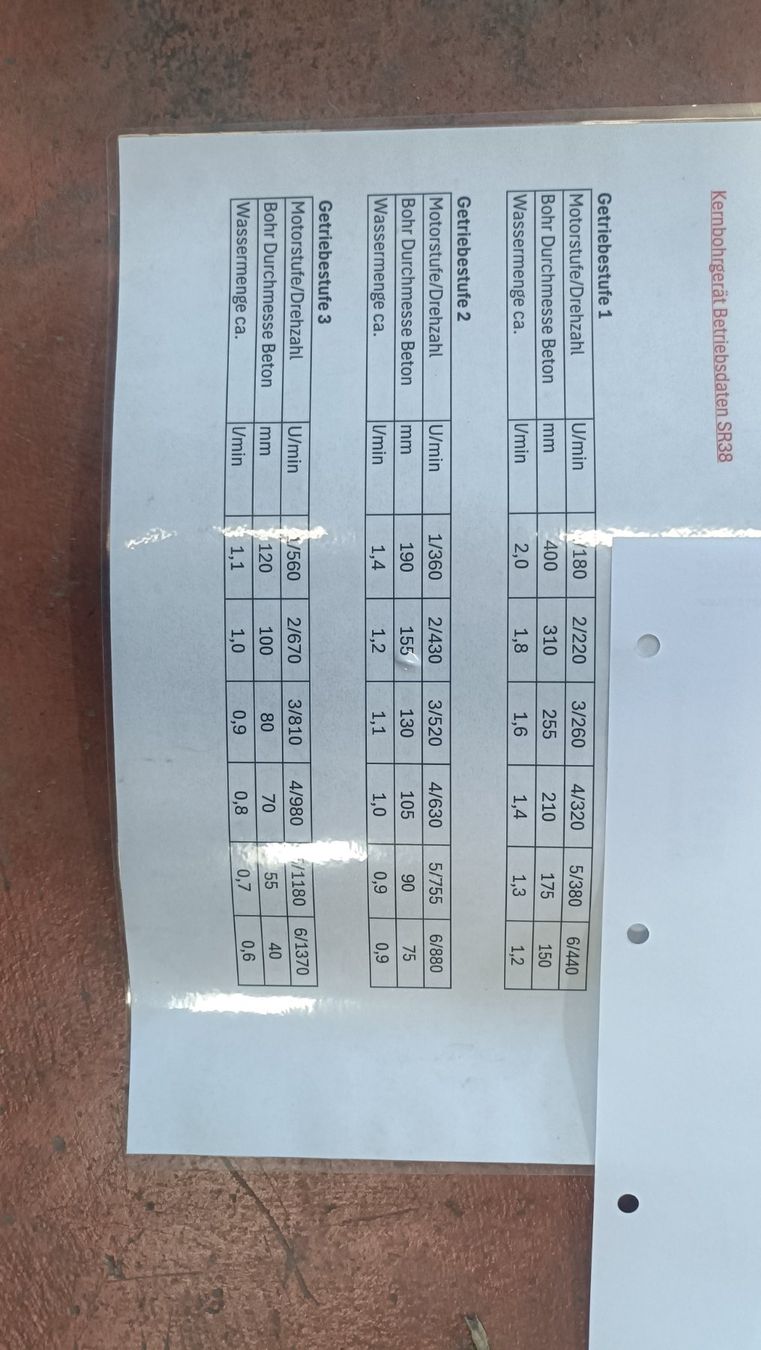 Trapani: Kernbohrmaschine SR38 – Usato da Andelfingen venduto da Ruwo 4