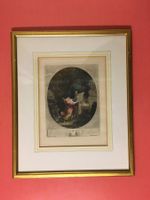 Kupferstich nach Jean Honore Fragonard Le Sement D‘amour.