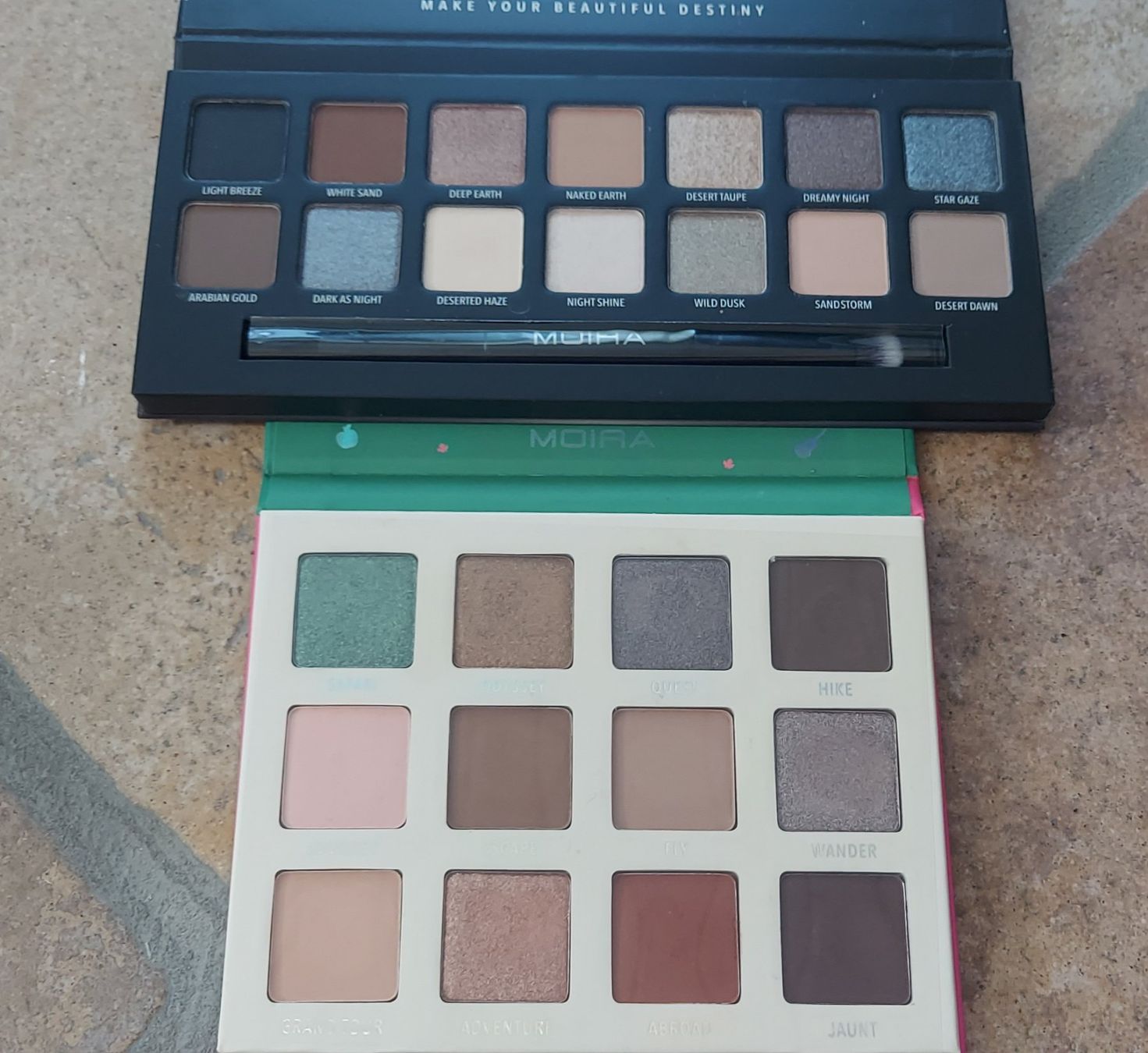 Make-up: 2x Moira Lidschattenpaletten – Nuovo (secondo la descrizione) da Läufelfingen venduto da Rubine 1