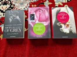 3 Bücher Shades of Grey - Top Zustand!