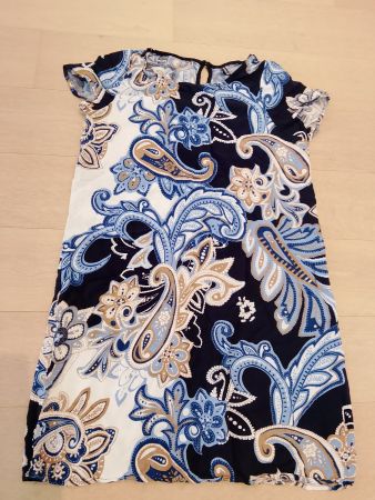 Chicorée Sommerkleid Gr M Paisley-Muster, leichte Viskose ☀️