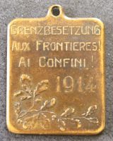 1914 Grenzbesetzung Medaille Militär Schweiz Armee Abzeichen