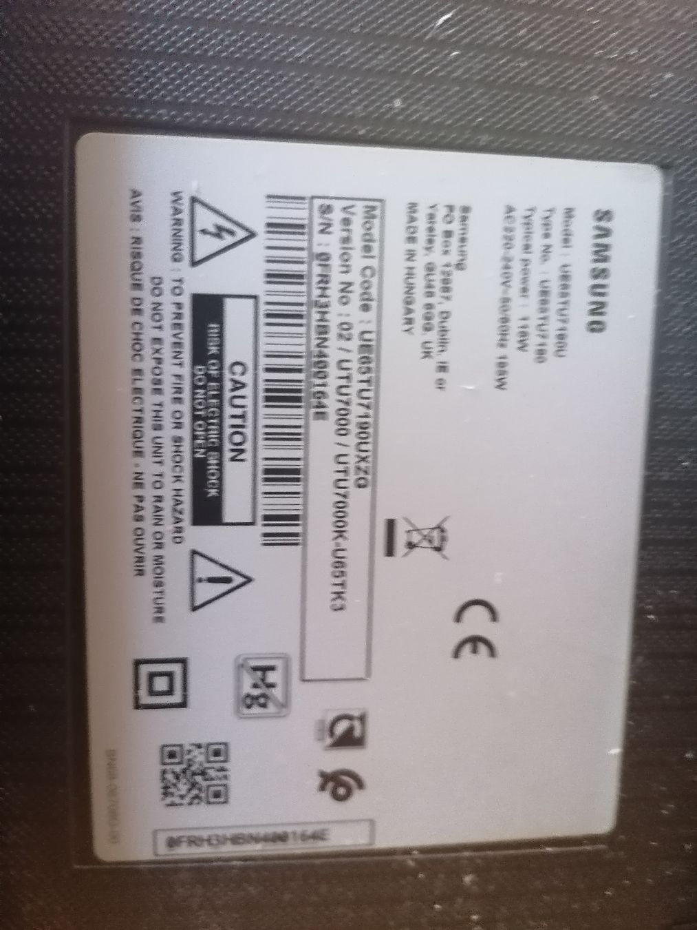 Samsung Televisori: Samsung crystal UHD 7 series – Usato da Steffisburg venduto da kk4711 5