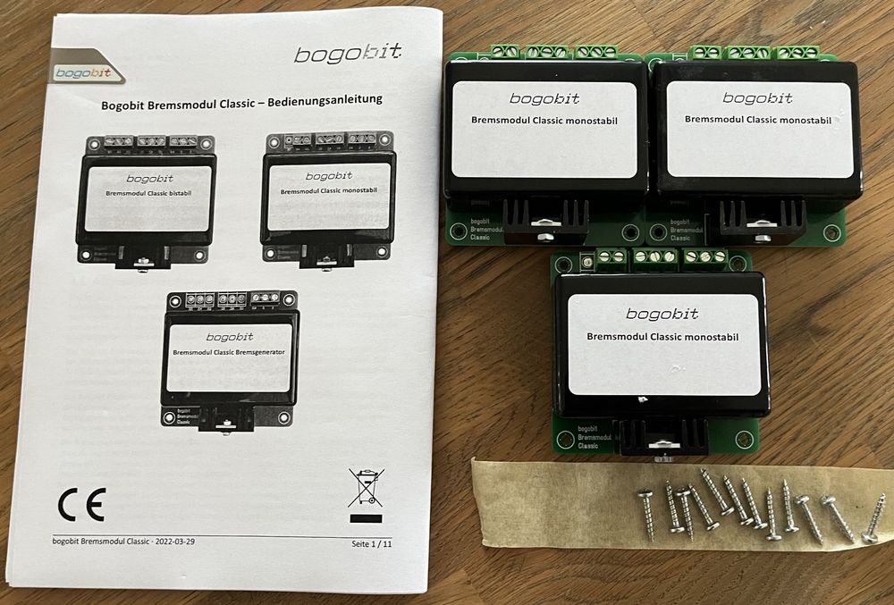 3x Bogobit Bremsmodul Classic monostabil (Gebraucht) in Hettenschwil ...