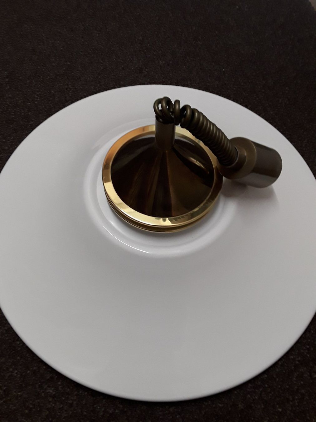 Lampade: Hängelampe Kunststoff/Metall weiss – Usato da Zetzwil venduto da Stritzi 1
