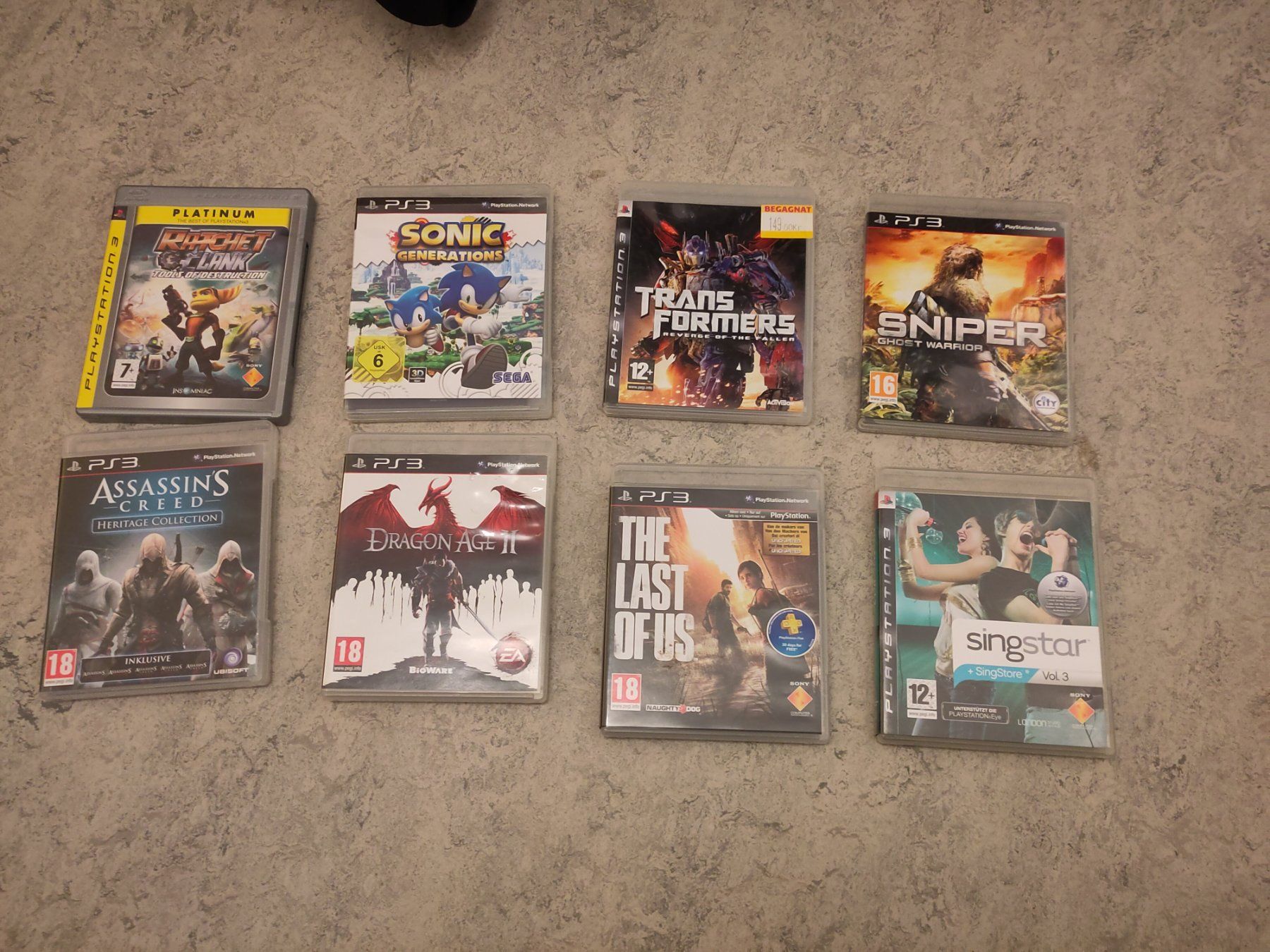 Spiele: PS3 Games Sammlung 8 Spiele – Gebraucht aus Winterthur von dav_xf5f