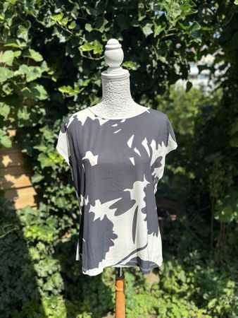 OPUS Shirt / T-Shirt Grösse M Schwarz-Weiss