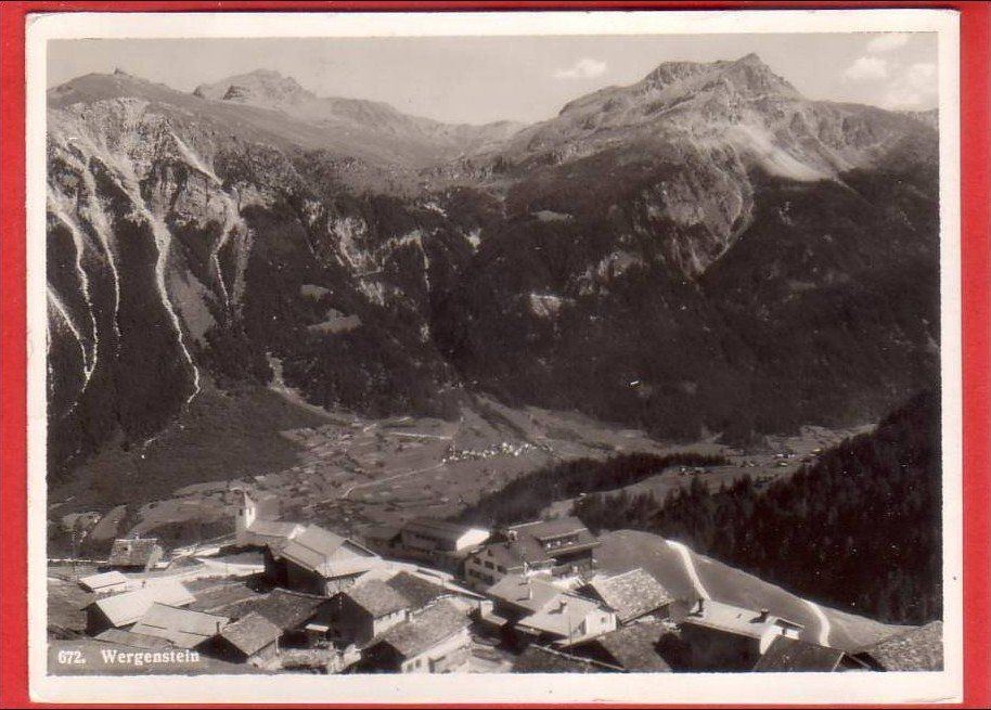Cartoline postali: WERGENSTEIN, GROSSFORMAT – Usato da Grüningen venduto da Kartenlaube
