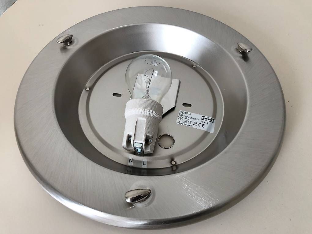 Kronleuchter & Deckenlampen: Deckenlampe oder Wandlampe Edelstahl gebürstet NEU – Neu (gemäss Beschreibung) aus Zürich von Tivoli2 2