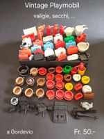 Playmobil vintage, valigie, secchi, ...
