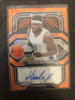Panini Prizm Hasahn French Orange cracked ice rc Autogramm