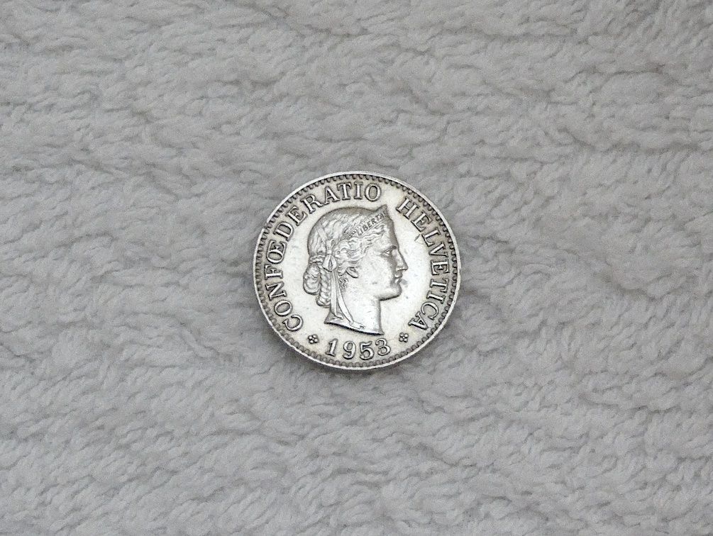 Tutti le monete: 10 centimes/rappen 1953 – Usato da Nyon venduto da Ilmi09