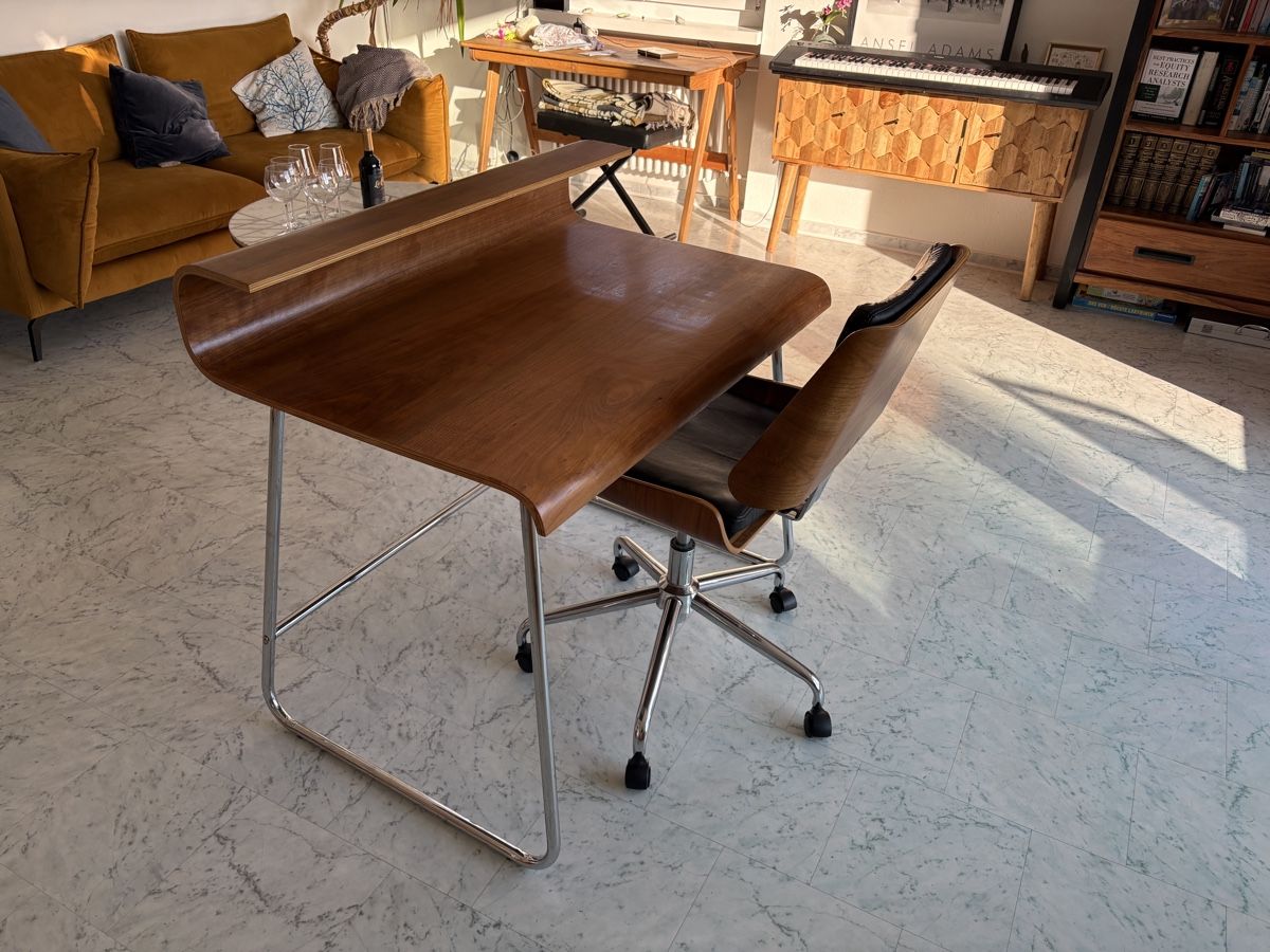 Sedie: Wunderschöner Bürostuhl im Mid-Century-Stil. – Usato da Küsnacht ZH venduto da StuartJohnston 6