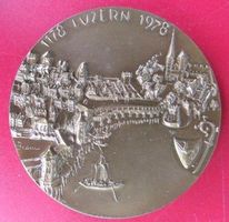 800 Jahre Stadt und Land Luzern 1178 - 1978 - Bronze - Brem