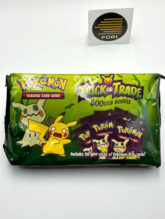 Pokemon TCG Trick Or Trade BOOster 2023  20 Sealed Booster Packs, 3 Cards  Each
