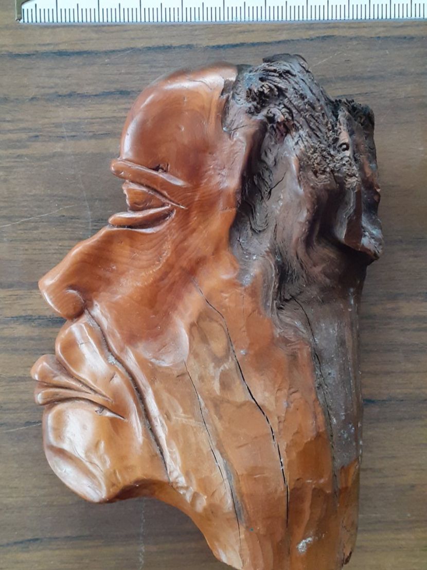 Sculture & Statue: Skulptur Kopf geschnitzt – Usato da Mörschwil venduto da antiksalon 4