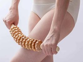 Anti-Cellulite Massageroller mit Griff, Massagegerät