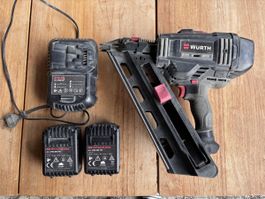 Nagelpistole Würth ASN 5090 Nagler mit 2 Akkus und Ladegerät