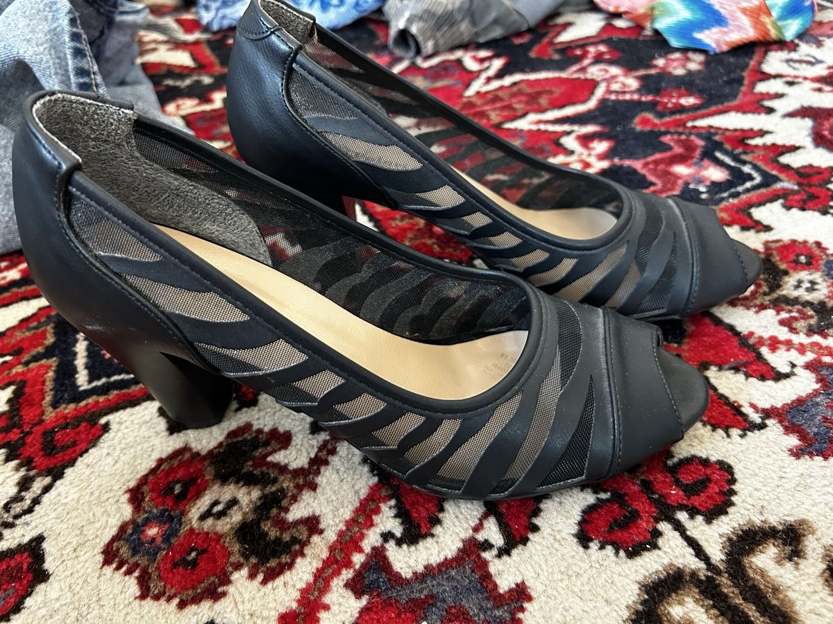 Scarpe da donna: Vintage Zebra Pumps Peeptoe – Usato da Luzern venduto da nor_2rzq 2