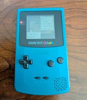 Game Boy Color Türkis/Turquoise + Pokémon Gold Version Or