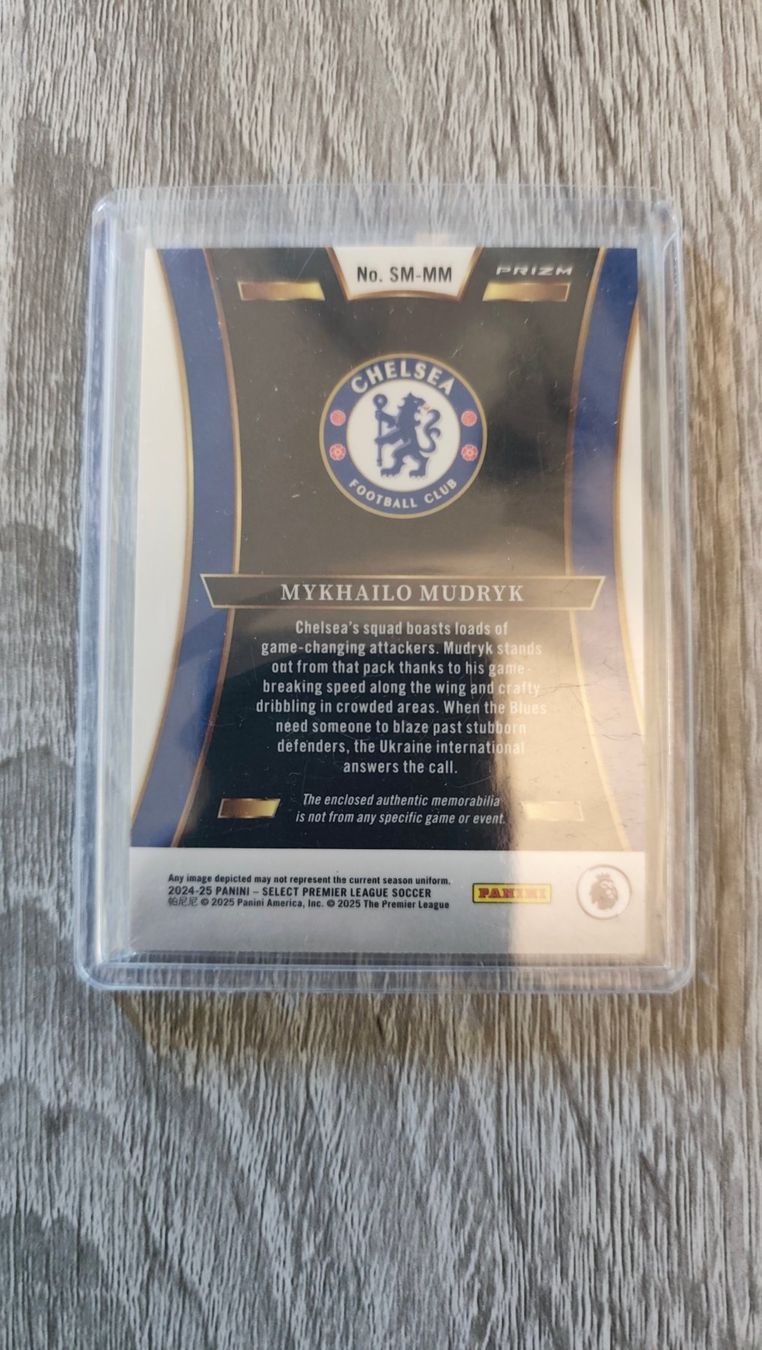 Panini Carte collezionabili: Panini Select 24/25 Mykhailo Mudryk mit Patch – Usato da St. Gallen venduto da RudyundFloydCards 1