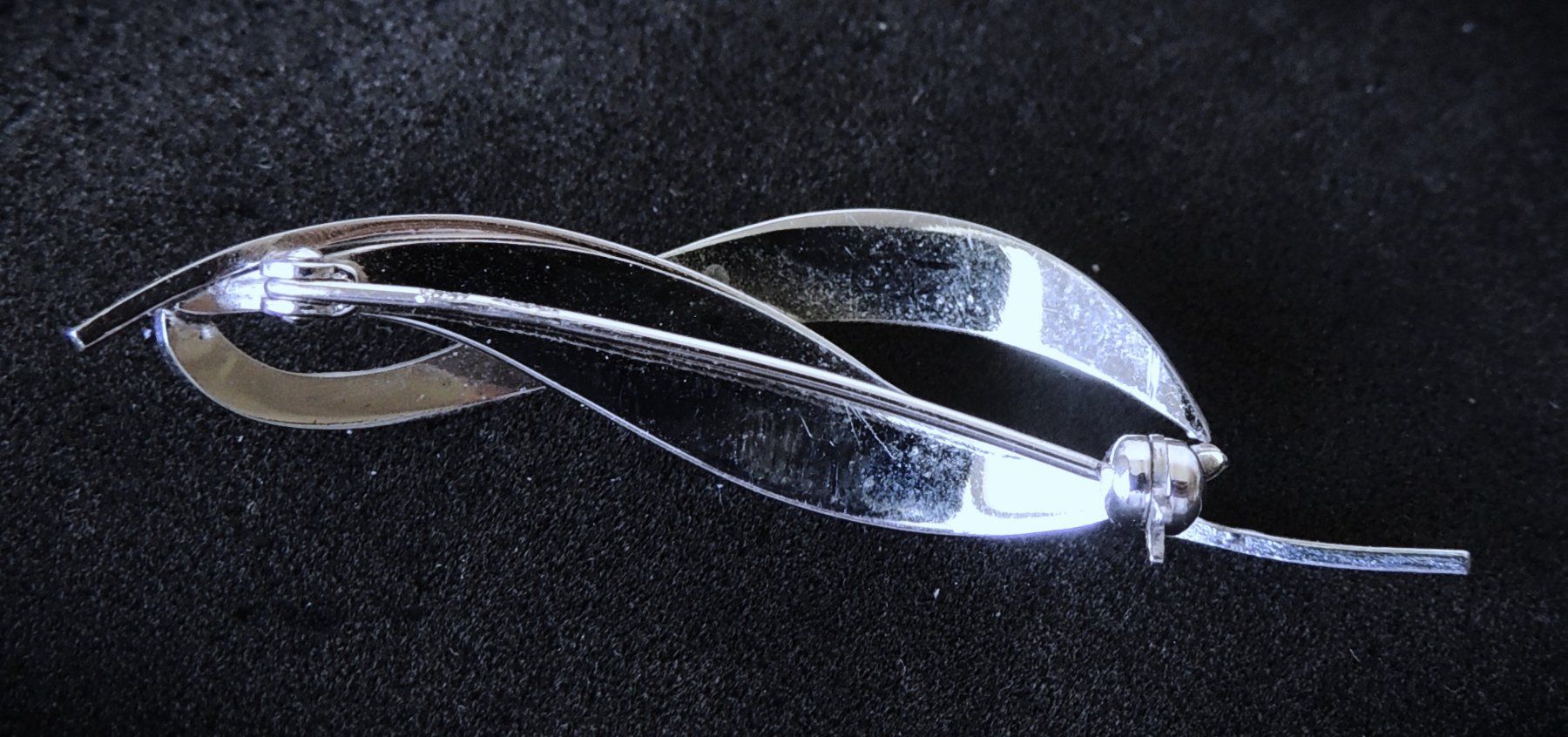 Spille & Fermagli: Rhodinierte Silber 800 Brosche  53 mm – Usato da Waldenburg venduto da schaller707 3