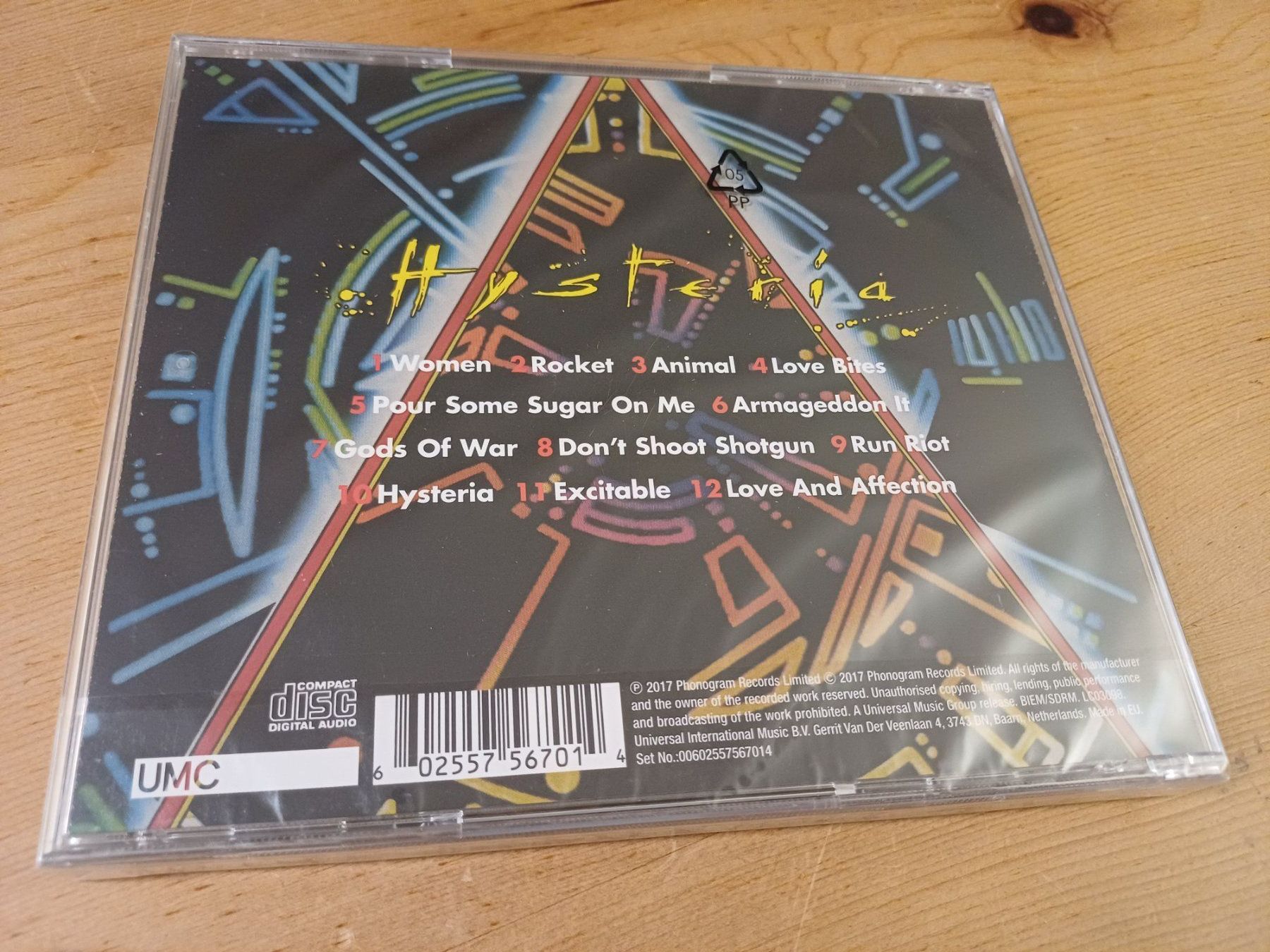 CDs: Def Leppard - Hysteria (neu; 2017 Release) – Neu und originalverpackt aus Jona von Rreto71 1