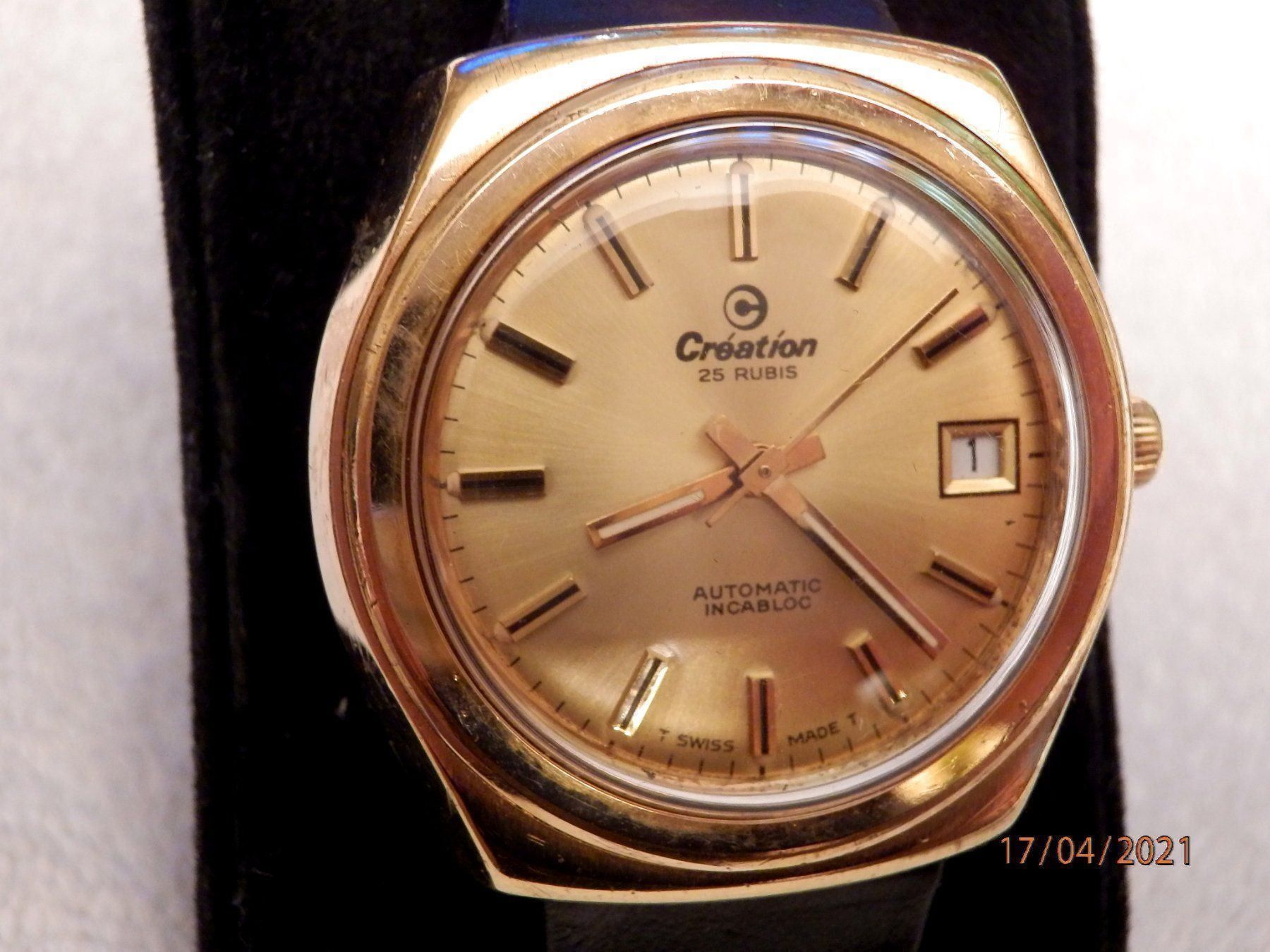 Orologi: Création, Automatic, 25 Rubis, 35mm, – Usato da Ueberstorf venduto da dinbau 9