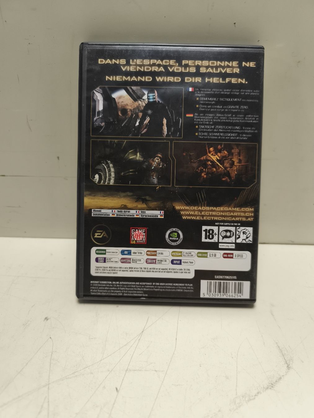 Giochi: Dead Space PC Game DVD(em78) – Usato da Künten venduto da Schnaepplihuus 1