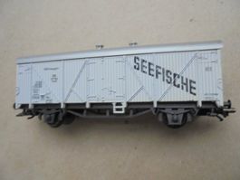 HO Modelleisenbahn schöner Märklin Güterwagen SeefischeL12cm