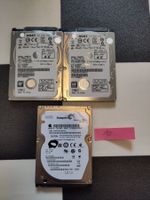 3x 500GB 2.5" SATA HDD HGST/Seagate – SMART geprüft