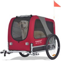 DOGGYHUT LARGE Hundefahrradanhänger ROT