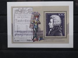 BRD 1991 Todestag W.A. Mozart Block 26**