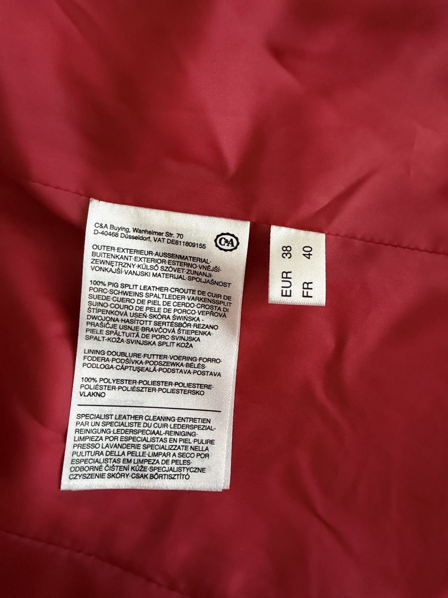 Giacche: Wildlederjacke von C&A (Lachs)Grösse 38 – Nuovo (secondo la descrizione) da Basel venduto da Ksjusha 5