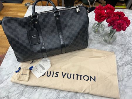 Luis Vuitton Keepall 45 Graphite Black