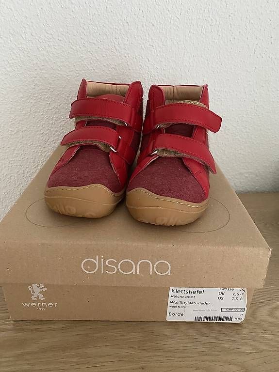 Disana Scarpe per ragazzi: Disana Schuhe Wolle – Nuovo e nell'imballaggio originale da Humlikon venduto da Nicole2509