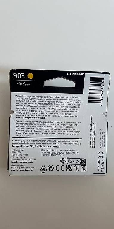 Druckerpatronen & Toner: Druckerpatronen HP 903 gelb blau – Neu und originalverpackt aus Basel von widnil 1