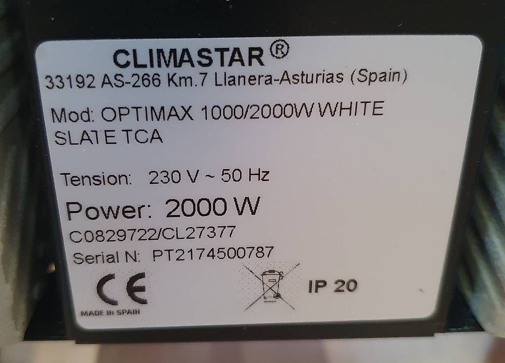 Ecofort Radiatori: Climastar Optimax radiateur Neuf – Nuovo (secondo la descrizione) da Lausanne venduto da Wollebw 2