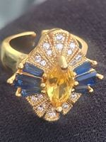 Art Deco.Ring Vergoldet