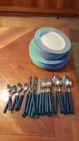 Tupperware Teller und Besteck