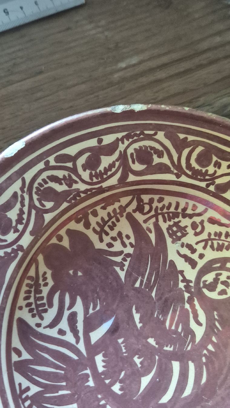 Assiettes: assiette hispano mauresque  – D'occasion à Mervelier par marbre75 4
