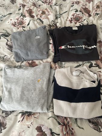Lot de pulls Nike, Champion, Lyle&Scott et Zara, Taille S