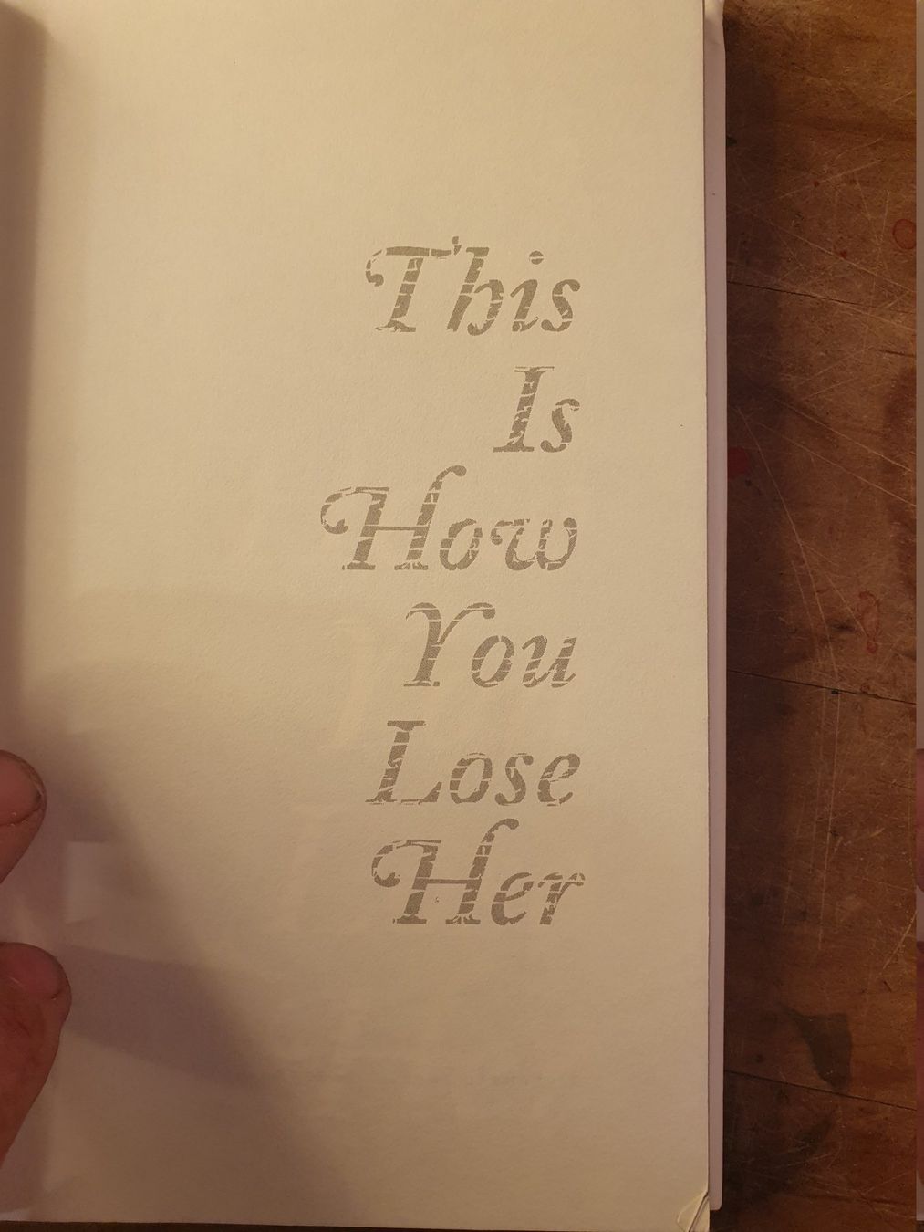 Libri: This Is How You Loose Her - Junot Diaz – Usato da Zürich venduto da loosebone 2