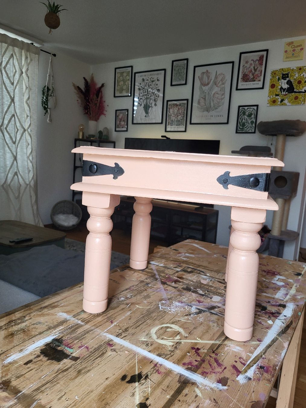 Tavoli: Mini table en bois massif rénovée – Usato da Geneve venduto da Mk.i 2