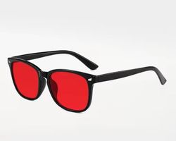 Unisex Rot-Gelb-Orange Getönte Anti-Blaulicht-Brille